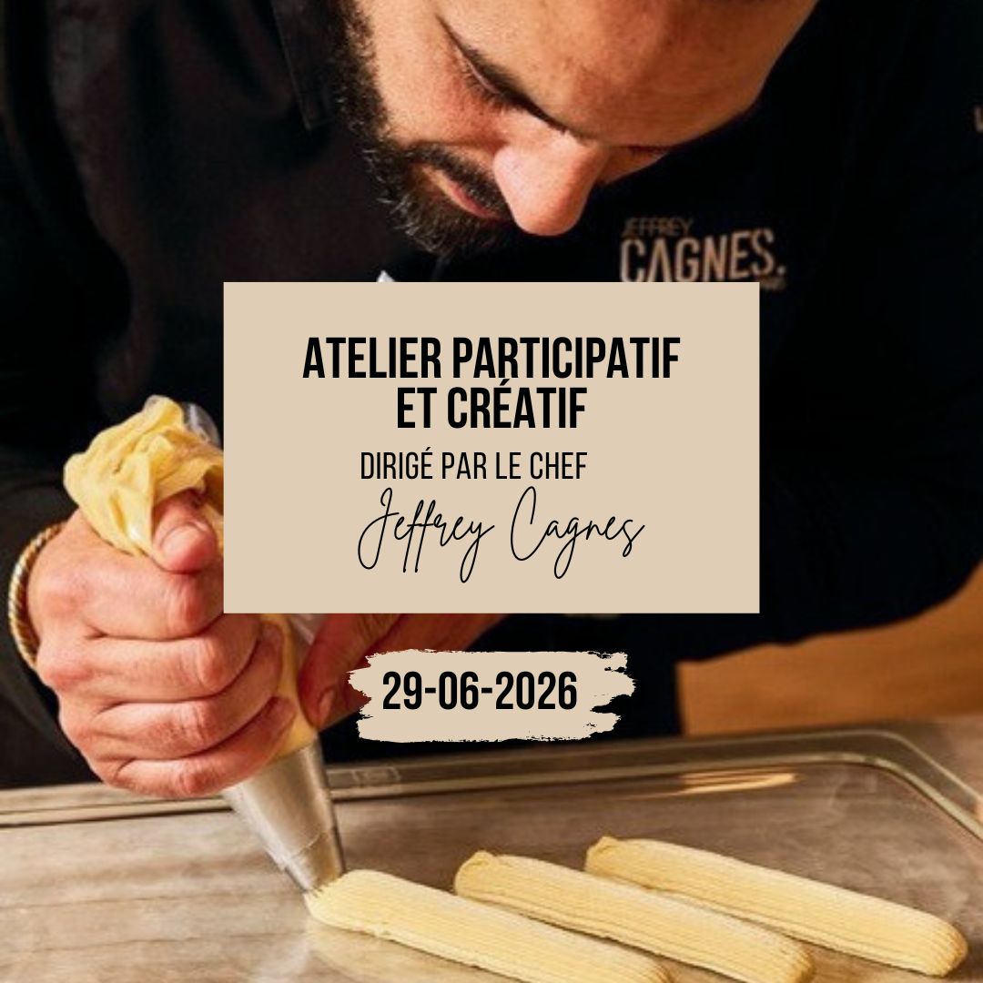29/06/2026 - Participatory and creative workshop led by Chef Jeffrey Cagnes