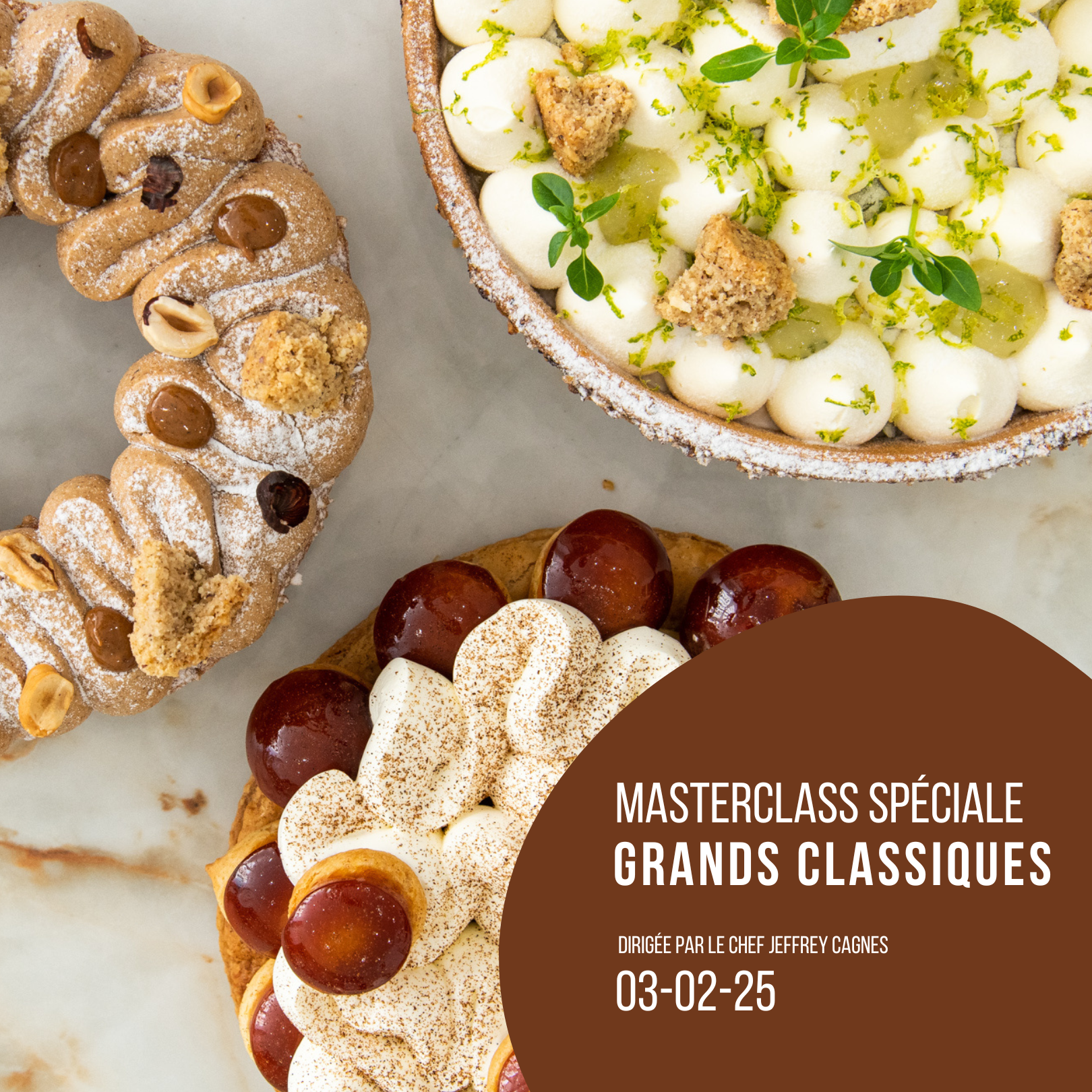 03/02/25 - Masterclass spéciale Grands Classiques du Chef Jeffrey Cagnes