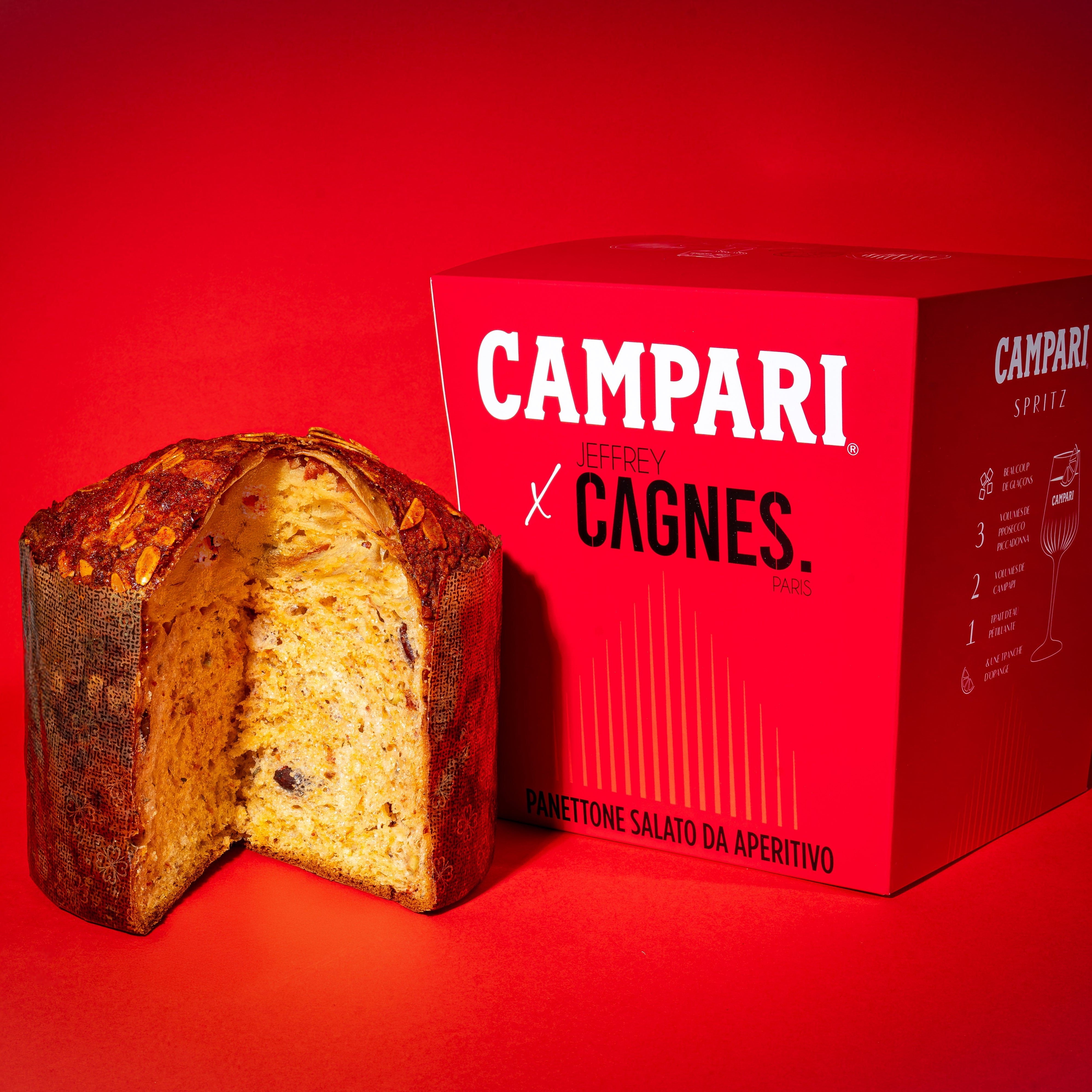 Panettone salé - Jeffrey Cagnes x Campari
