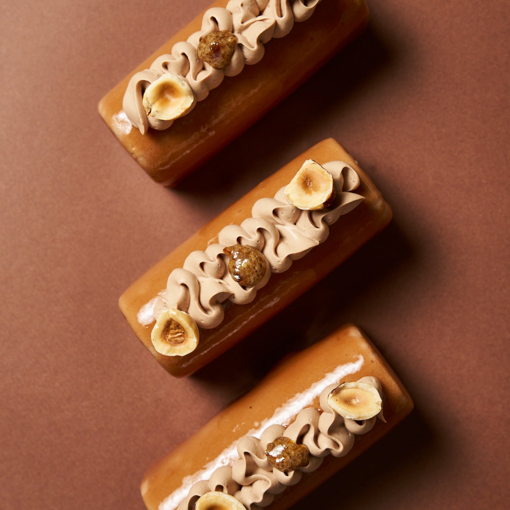 Bûchette chocolat praliné