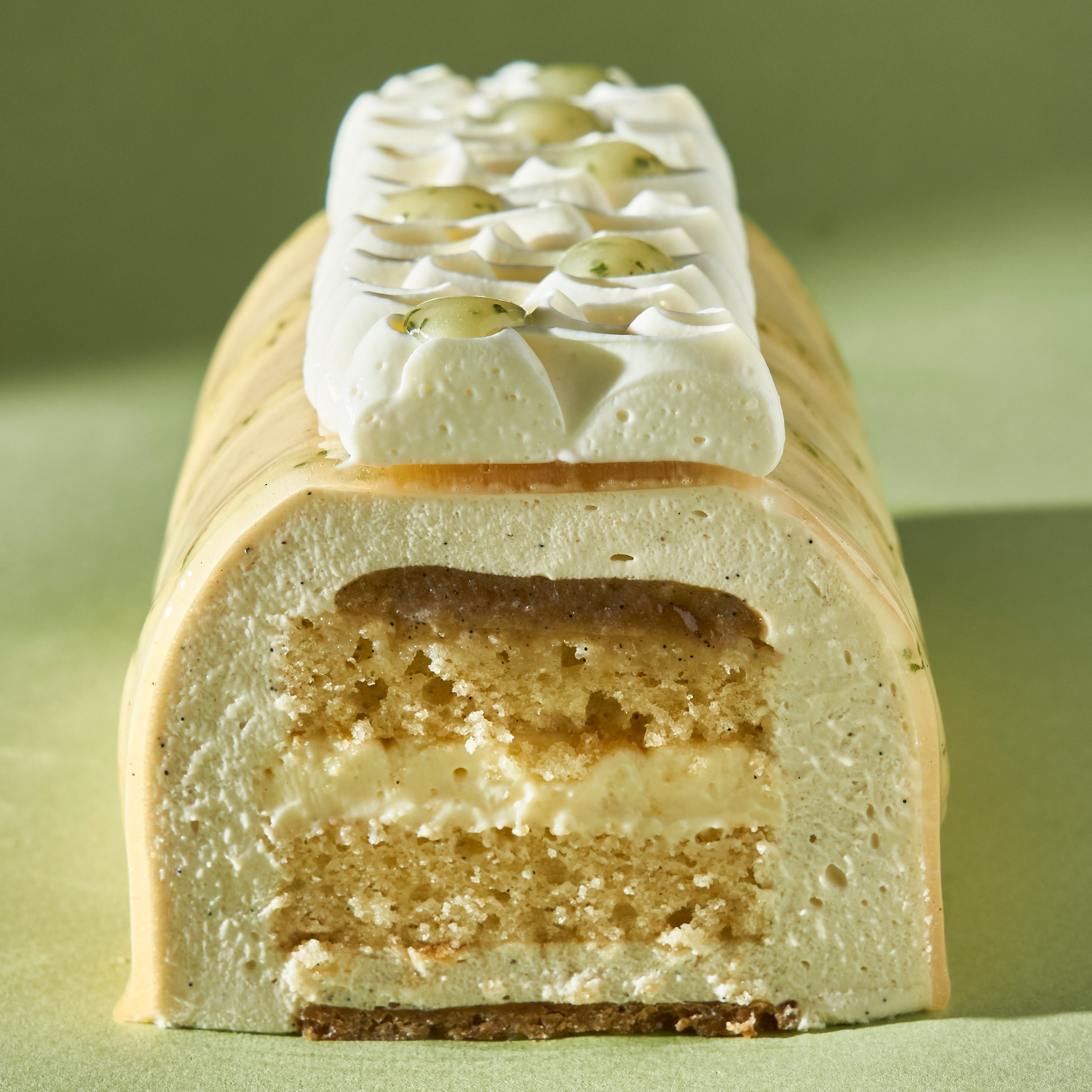 Bûche citron vanille