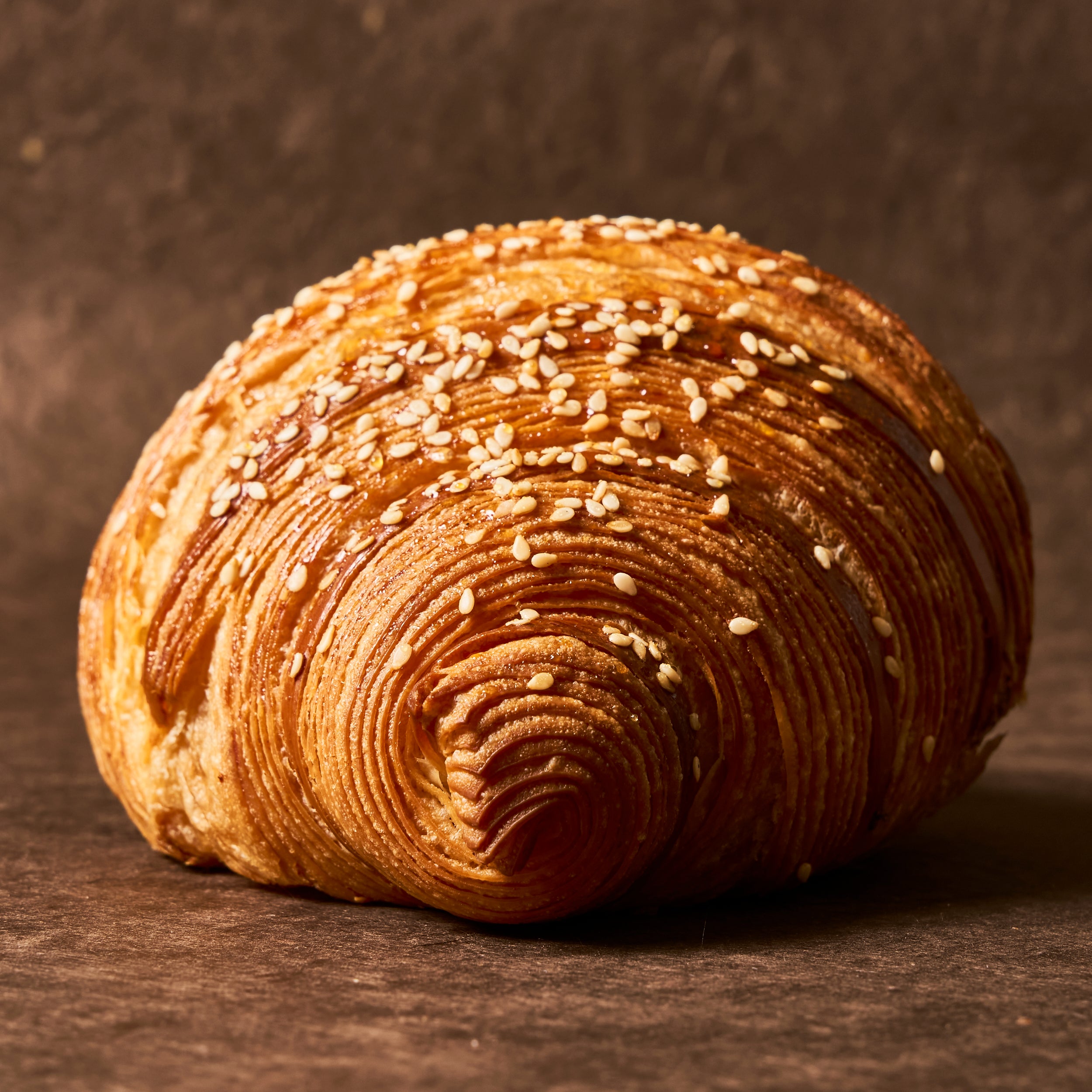 Croissant sésame caramel