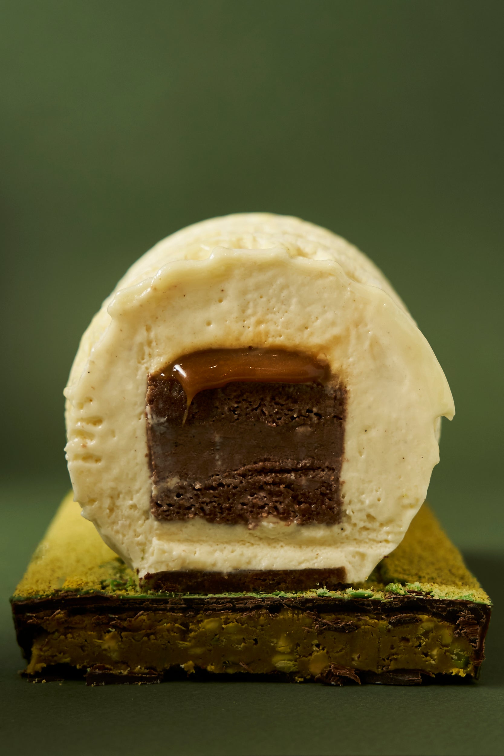 Tour de Pise - Bûche Tiramisu Signature